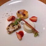 T.N - ドルチェ ミスト（カタナーラ，マスカルポーネのパンナコッタ，シュトーレン）