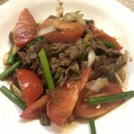 ゆたか - 牛肉とトマト クリスマス炒め