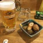 居酒屋山さん - 1夜目　ビールとお通し