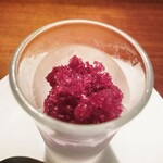 ビストロ　アギャット - 赤葡萄  スチューベンのグラニテ