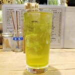 Sakagura Hatsumago - 緑茶割り