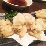 和み家 - こちらも期待の「白子天ぷら」。衣はサックリ、中の白子は熱々トロトロ。