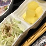 旬料 華勢 - サラダと沢庵