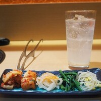 近江うし焼肉 にくTATSU 銀座店 - ●キムチ・ナムル5種