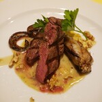 オステリア　デッラ　カパンナ - ヒレの炭焼き、ゴルゴンゾーラソース