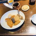 夢乃蕎麦 - おでん 7種盛