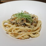 cenci - トマト　茗荷　芽葱　子持ち鮎　スパゲティ