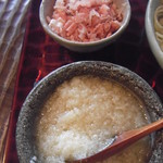 鬼怒川 竹やぶ - 辛味大根おろし　鰹節