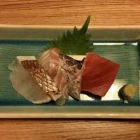 魚めし 竹亭 - お造り三種