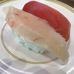 かっぱ寿司 - まぐろ二種盛り(2019.11.25)