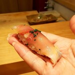 天ぷら たけうち - 長崎の鯖握り