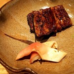 天ぷら たけうち - 八代の海鰻、北寄貝