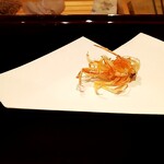 天ぷら たけうち - 車海老の頭