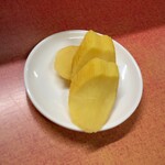 宝来ラーメン - たくあん