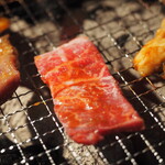 七輪焼みなみ - 焼肉中その１