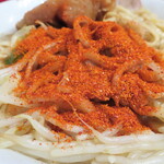 ラーメン二郎 - 一味投下～♪