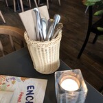 Enchilada Dresden - カトラリー＆ロウソク♪