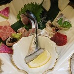 季節料理 薗 - この日の造り盛り合わせ