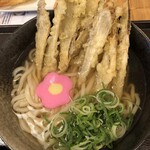 めい泉 - ゴボウ天うどん