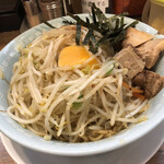 野郎ラーメン - 2019/12/26 ランチで利用。
汁無し野郎(830円)＋大盛り(250円)