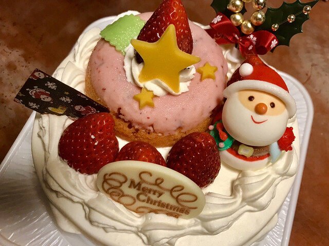 今年のクリスマスケーキ By かちここ マザーベア 本店 Mother Bear 東尾道 ケーキ 食べログ