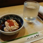 菊寿司 - 冷酒＆しらこ