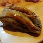 菊寿司 - あなご。大きくとろとろ。