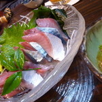 肴 - 生さばの刺身