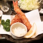 とんかつ マンジェ - チョイス２品(ｶﾆｸﾘｰﾑｺﾛｯｹ + 天然ｴﾋﾞﾌﾗｲ)