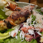 本格板前居酒屋 お魚総本家 - たらば蟹シーザーサラダ