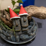 プレゼンテ スギ - 2019.12 食べられなそうで食べられる（モアイ像フィナンシェのサンタバージョン）