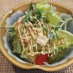 玄海鮨 - ランチのサラダです