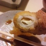 でべそ - チーズちくわ（100円）