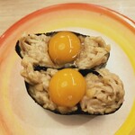 すし江戸 - うずら納豆