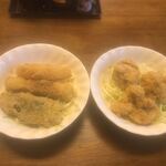 おふくろ亭 - 2019/12/27
      ホル鍋 単品 300円
      チキンカツ 100円
      フライ3品 100円