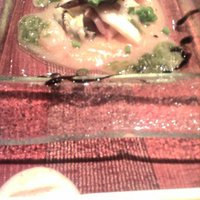 鉄板焼　裕 - 魚介類オードブル（バルサミコ酢）ドレッシングが最高でした。