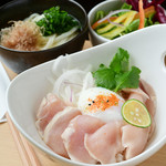 Chicken tataki bowl set