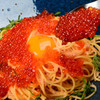 魚deバール Zi-co - 料理写真:3種の魚卵パスタ～いくらかけ放題～