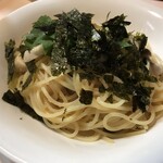 がばちょ - キノコとたらこの和風パスタ（450円）