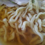 食堂なまえ - 極太中華そば５２０円　再訪１２年３月