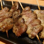 活魚 旬菜 串焼き処 鳥まさ - 【焼き物】②ハツ