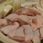 活魚 旬菜 串焼き処 鳥まさ - 【鍋】鶏肉と自家製つくねの水炊き鍋