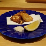 肉屋 田中 - 河豚の唐揚げ