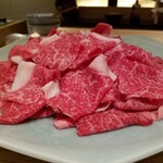 肉屋 田中 - 牛丼用の神戸牛