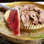 王道的“鴨肉涮鍋”~鴨肉醬油高湯~ 【1人份】