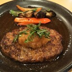 ガスト - 焼き野菜と大葉おろしの和風ハンバーグ