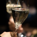 新宿焼肉 BULLS - スパークリングワイン・アンジェールから。