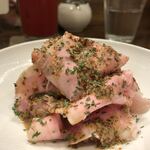 創作麺工房 鳴龍 - 「うす切りチャーシュー（マスタードソース）」400円