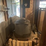 村のピザ屋 カンパーニャ - ストーブ