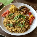 スプーンソング - 【2019年11月9日(土)】エビビリヤニセットのビリヤニプレート